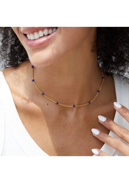 Şık Zincirli Boncuk Kadın Kolye ile Tarzınızı Yansıtın