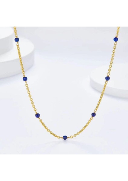 Şık Zincirli Boncuk Kadın Kolye ile Tarzınızı Yansıtın modelleri