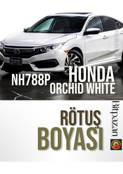 Honda , Cr-V, Jazz, Civic , NH-788P Orchıd Whıte Sedefli Profesyonel Rötüş Boyası 20+20ML.