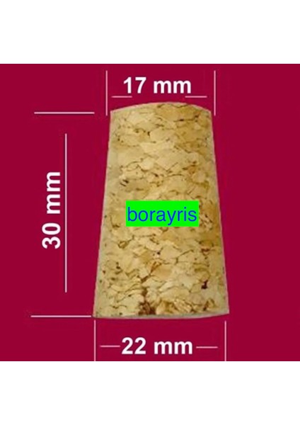 Renkli Konik Mantar Tıpa 25 Adet, Soda Cam Şişesine Uyumlu, 30*22*19 modelleri