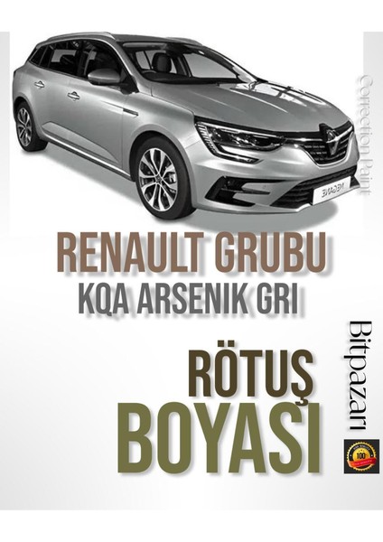 Renault Grubu Arsenik Gri , Kqa - Profesyonel Rötüş Boyası 20ML.