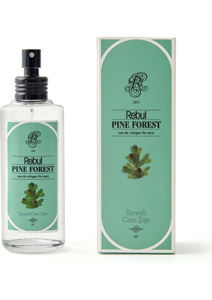 Pine Forest Spreyli Cam Şişe Kolonya - 100 ml