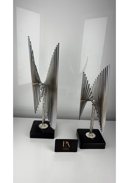 Gümüş Kirpi 2'li Takım Metal Biblo Obje Ev Aksesuar Masa Konsol Orta Sehpa Dresuar Salon Ofis Dekor indirimleri