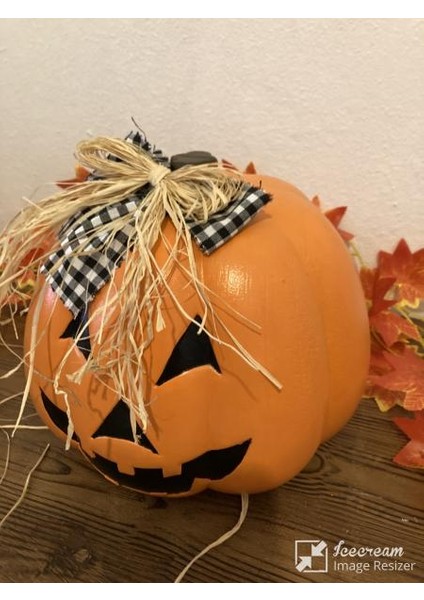 Balkabağı Temalı Cadılar Bayramı Bahçe Dekorasyonu - Turuncu Şenlik fırsatları