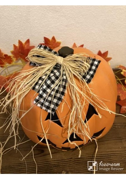 Balkabağı Temalı Cadılar Bayramı Bahçe Dekorasyonu - Turuncu Şenlik indirimleri