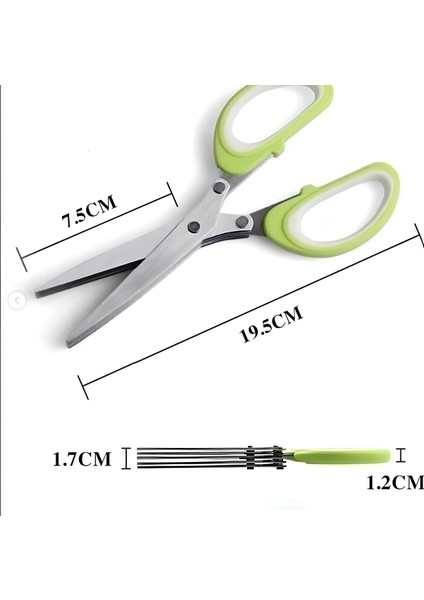 Çoklu Sebze Doğrama Makası, Pratik ve Kullanışlı Mutfak Gereci