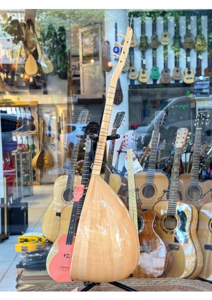 Kısa Sap Yarı Profesyonel Kelebek Bağlama 40 Tekne Jak Girişli fırsatları