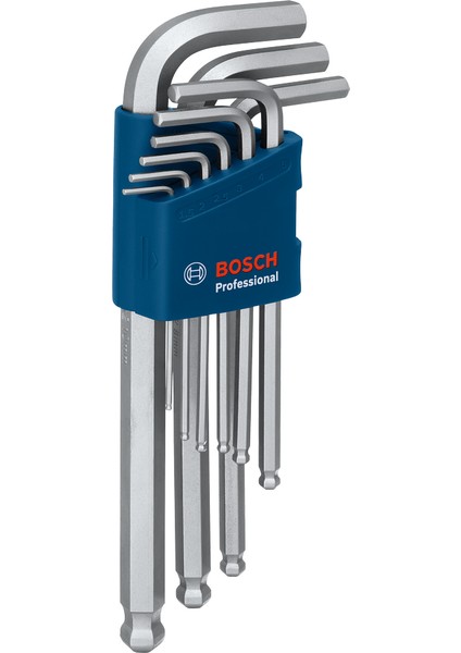 Profesyonel Alyan Anahtar Takımı Hex 9 Parça (1,5-10 Mm) - 1600A01TH5