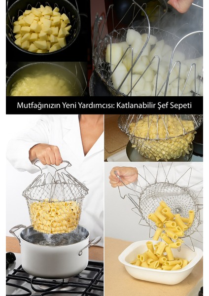 Paslanmaz Haşlama Sepeti ile Pratik ve Sağlıklı Pişirme Deneyimi indirimleri