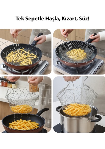 Paslanmaz Haşlama Sepeti ile Pratik ve Sağlıklı Pişirme Deneyimi