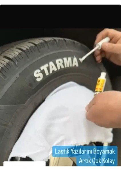 Lastik Yanak Yazı Boyama Ojesi - 20ML.