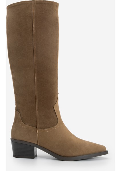 Kadın Sivri Burun Kovboy Fermuarsız Western Çizme Mivez modelleri