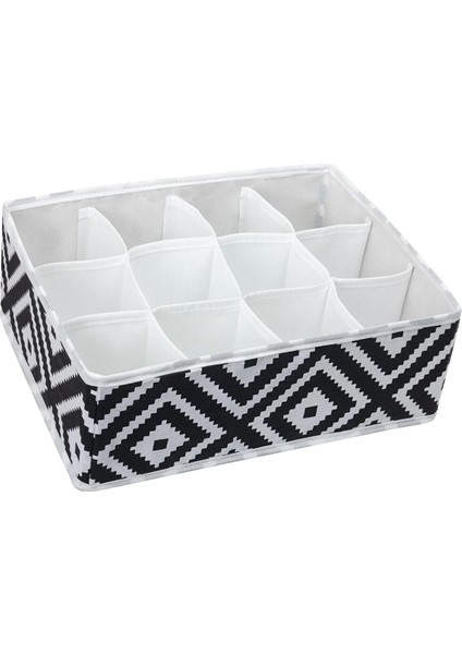 12 Bölmeli Mozaik Desen Pratik Bölmeli Çekmece Düzenleyici Organizer