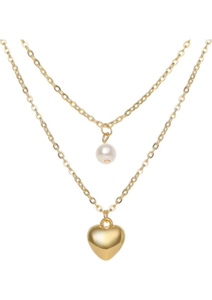 Sevginizi Yansıtan Kalp Modeli Kolye Seti fiyatları