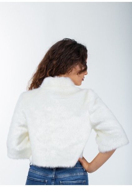 Broşlu Kürk Abiye ve Gelinlik Kürk Etol Bolero fiyatları