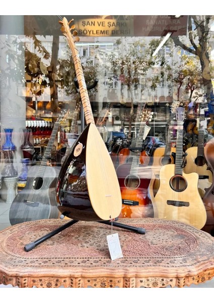 Kısa Sap Yarı Profesyonel Pelesenk Bağlama 40 Tekne Jak Girişli