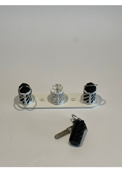 Spiral Tasarımlı Anahtarlık Askısı – Manyetik 3’lü Duvar Tipi Organizer Set indirimleri