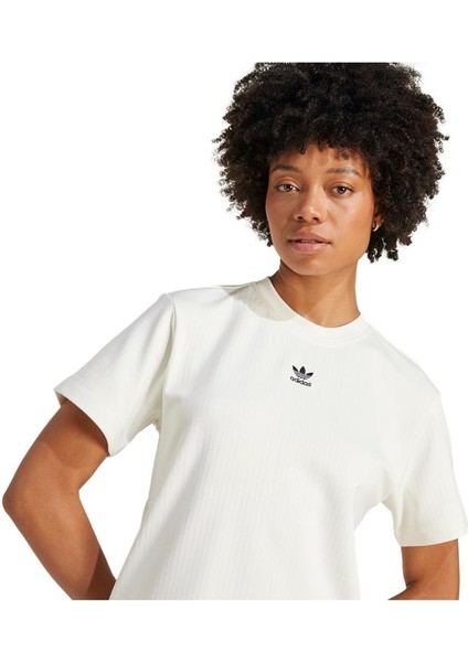 Adidas Ess Wr Kadın Beyaz Tişört JV7462
