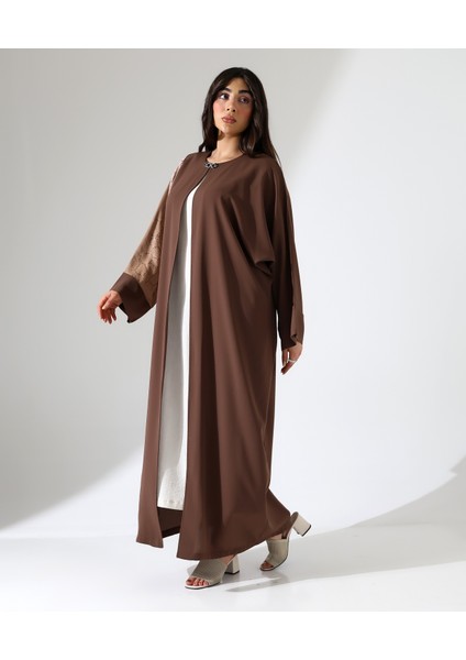 Büyük Beden Taş Detaylı Davet Uzun Abaya fırsatları