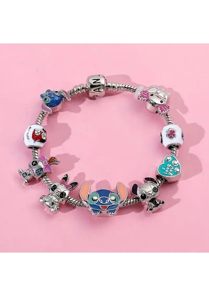 Pandora Tarz ,disney , Anime Lilo, Charmlı Bileklik, Ahşap Kutu Içerisinde modelleri