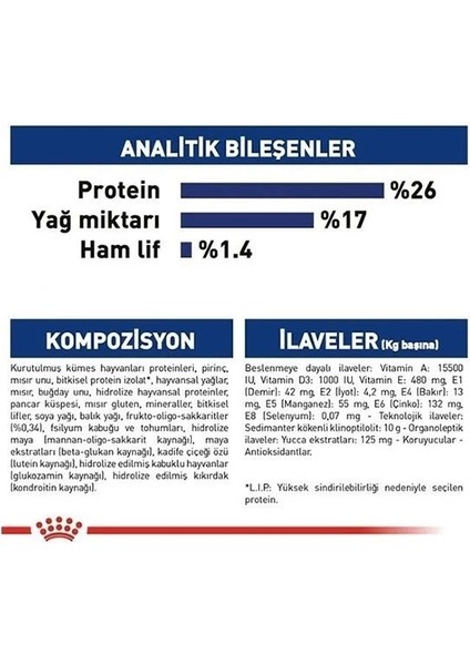Royal Canin Maxi Adult Büyük Irk Yetişkin Köpek Maması 15 kg modelleri