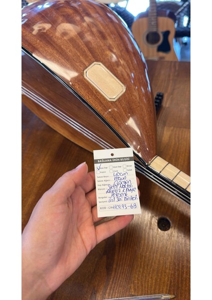 Kısa Sap Üst Seri Tam Profesyonel Maun Bağlama fiyatları