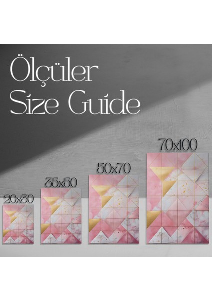 Geometrik Soyut Sanat Tablosu modelleri