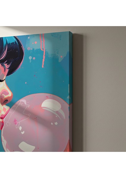 Modern Pop Art Tarzı Sakız Balonu Tablosu indirimleri