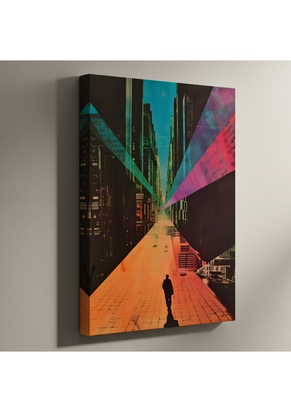 Soyut Kolaj Sanatı Tablosu