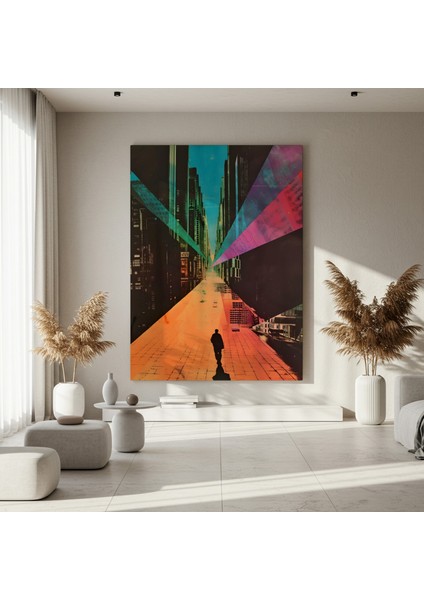 Soyut Kolaj Sanatı Tablosu fırsatları