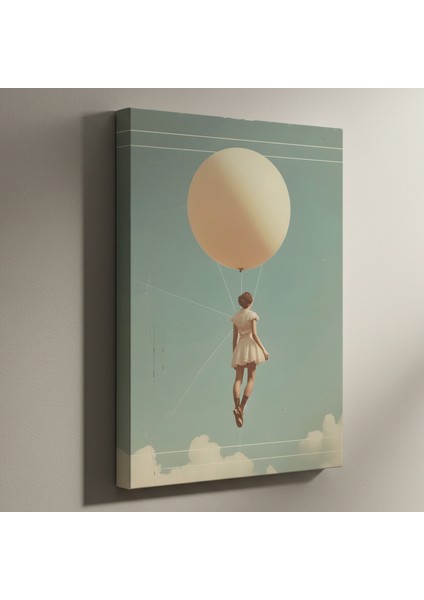 Sürrealist Balon Illüstrasyon Tablosu