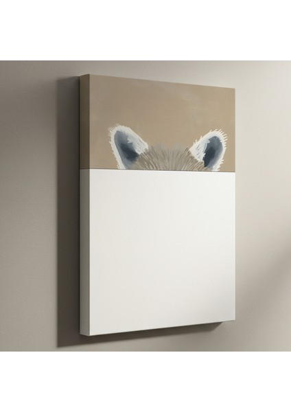 Minimalist Tilki Kulağı Illüstrasyon Tablosu