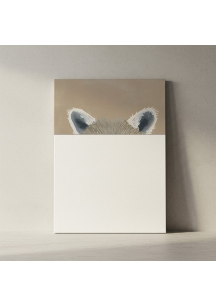 Minimalist Tilki Kulağı Illüstrasyon Tablosu fiyatları