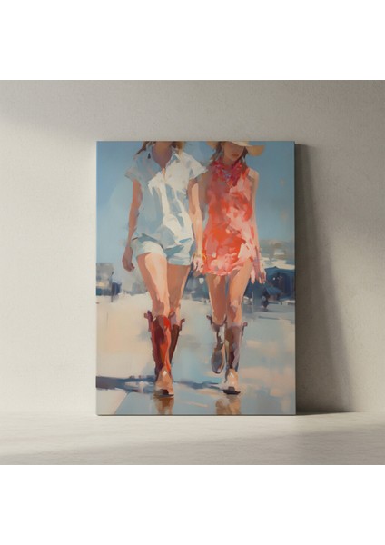 Kadın Figürleri Modern Illüstrasyon Tablosu fiyatları