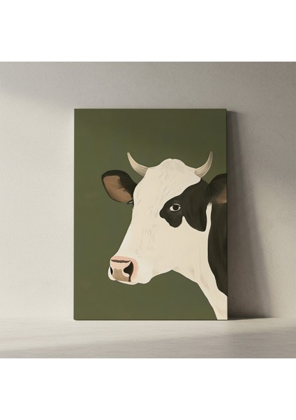 Modern Tarz Inek Portresi Tablosu fiyatları