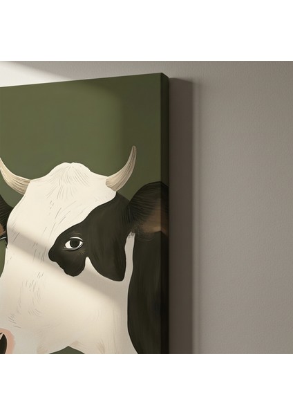Modern Tarz Inek Portresi Tablosu indirimleri