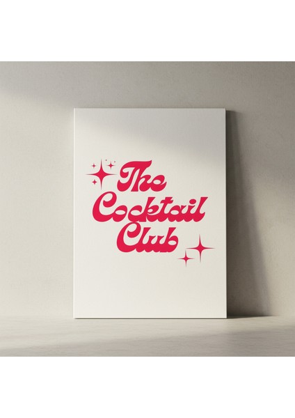 Retro Kokteyl Kulübü Tipografi Tablosu fiyatları