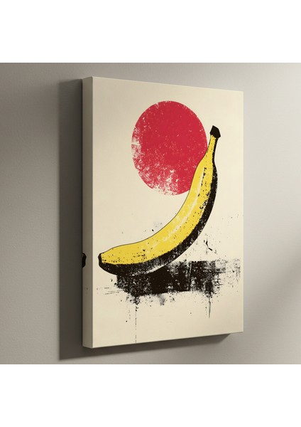 Soyut Pop Art Muz Tablosu