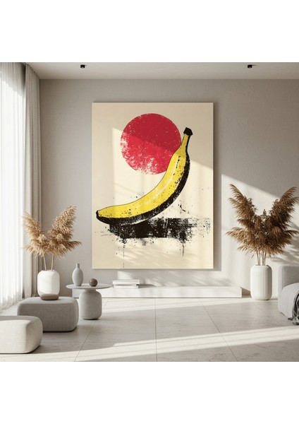 Soyut Pop Art Muz Tablosu fırsatları