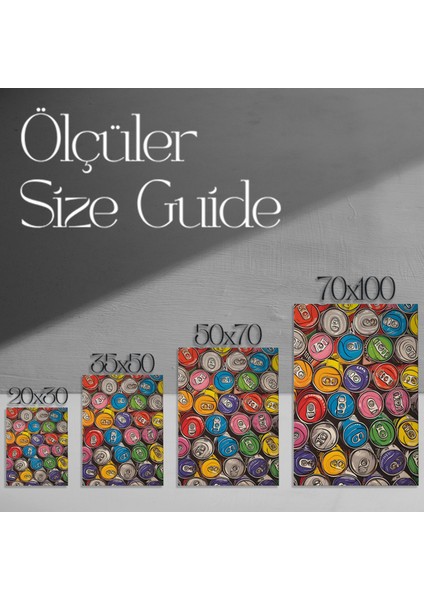 Pop Art Kutu Tablosu modelleri