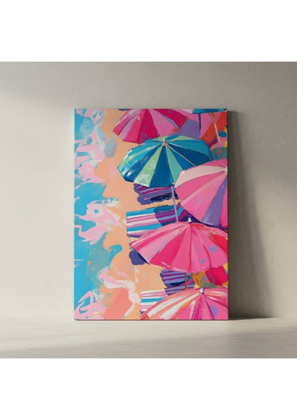 Yaz Şemsiyesi Akrilik Boyama Tablosu fiyatları