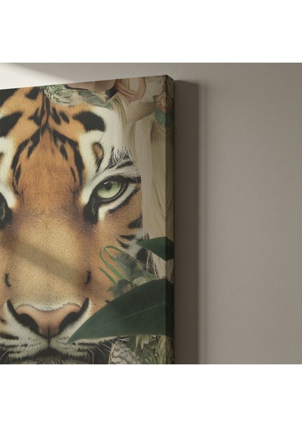Tigrinin Gizemi Kolaj Sanatı Tablosu indirimleri