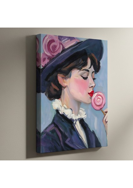 Yağlı Boya Kadın Portresi Tablosu