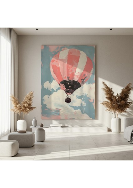 Soyut Tarzda Sıcak Hava Balonu Tablosu fırsatları
