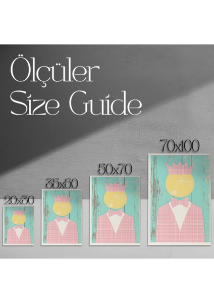 Pembe ve Turkuaz Tonlarında Eklektik Tarz Illüstrasyon Tablosu modelleri