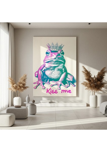 Kraliyet Kurbağası Pop Art Tablosu fırsatları