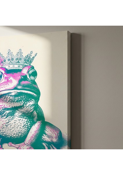 Kraliyet Kurbağası Pop Art Tablosu indirimleri