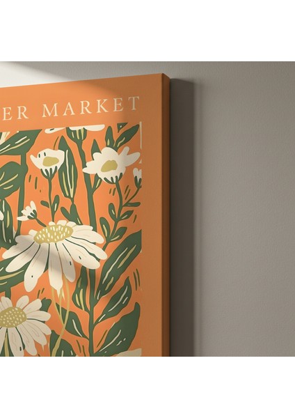 Osaka Papatya Çiçek Tarzı Botanik Illüstrasyon Tablosu indirimleri