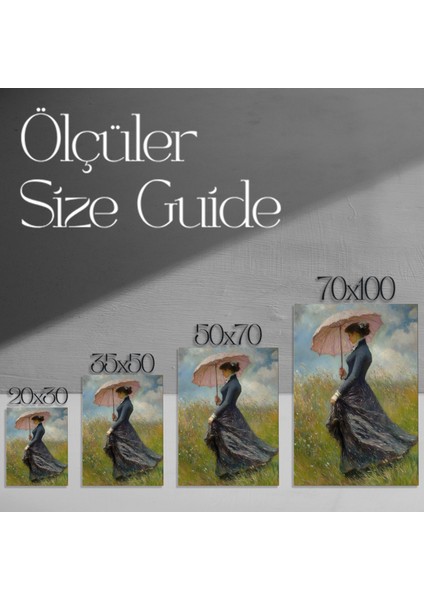 Izlenimci Tarzı Kadın Figürü Tablosu modelleri