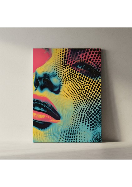 Soyut Pop Art Kadın Portresi Tablosu fiyatları